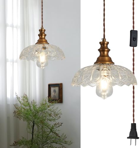 Ceiling Lamp Mid Century Plug In Pendant Light Hanging Lamps With