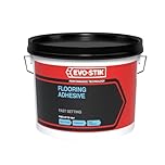 EVO-STIK Flooring Adhesive 2.5L - High Strength - Water Based - Rubber/Resin Glue for PVC - Cork - Linoleum - Carpet & More - Solvent-Free - Indoor Use - Fast Setting - Ready to Use