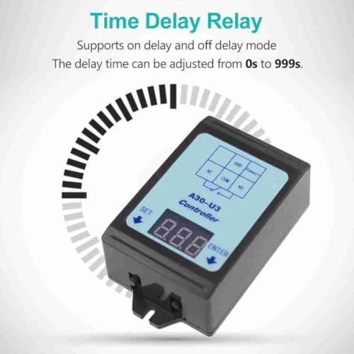 Monitor de voltaje DC 6-80V para solucionar sobrecargas usando interruptor de relé digital 8