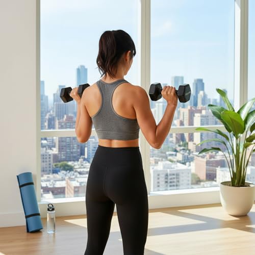 Image of Amazon Brand - Solimo Vinyl Dumbbell