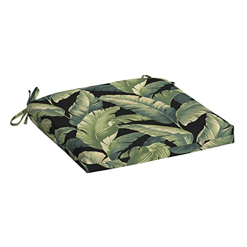 Arden Outdoor Seat Pad Chair Cushion, 19x18, Onyx Cebu