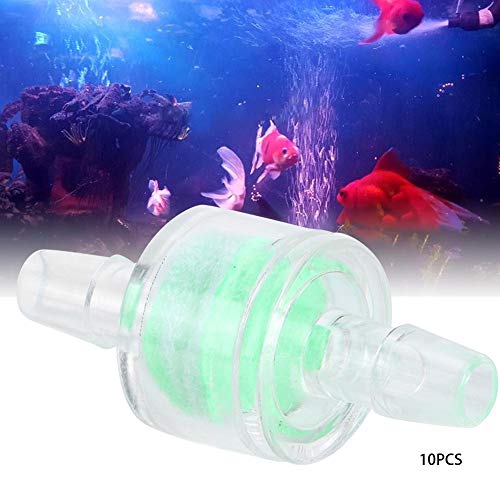 Filtro de tubo, 10 pcs ABS Verde Aquário Bomba de Água Tubo de Silicone Filtro de Tanques de Peixes
