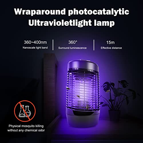 Hodiax Hang N Zap! Electric Bug Zapper 9W Powerful Insect Killer For Moth, Wasp, Fly, Mosquito Zapper Insect Catcher For Bedroom, Kitchen, Office, Backyard #TOP6