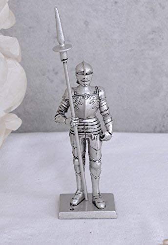 Ritter mit Lanze Mittelalter Rüstung Ritterfigur 15 cm signiert Sammelfigur rf001 Palazzo Exclusiv