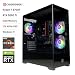 CyberPowerPC Wyvern Gaming PC - AMD Ryzen 7 8700F, Nvidia RTX 5060 Ti, 16GB RAM, 1TB NVMe SSD, 650W PSU, Wi-Fi, Windows 11, Prism Panoramic Black