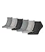 Produktbild PUMA unisex Sneaker Socken Kurzsocken Sportsocken 261080001 6 Paar, Farbe:Grau, Menge:6 Paar (2x 3er Pack), Größe:35-38, Artikel:-800 anthracite / light grey / middle grey
