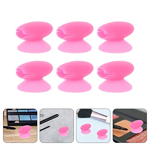 minkissy 12 peças Máscaras de Bálsamo Creme Cosmético para Manga Anti-Perda Copos de Cuidado Rosa Pr
