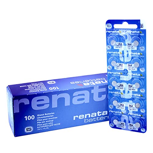 Denominazione: 364 Renata 364 pile a bottone 1,55 V SR621SW, 10 pezzi