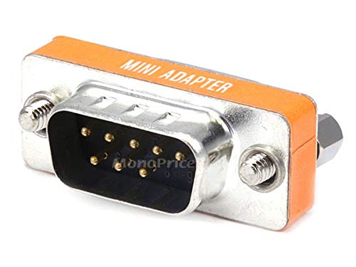Monoprice DB9 Null Modem Mini Type - Male to Female, Orange - Thumbnail 2