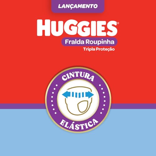 HUGGIES Fralda Tripla Prot. Roup. Xg - 24Und