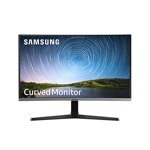 Samsung C27R502 - Monitor Curvo de 27" sin marcos Full HD (1920×1080, 4 ms, 60 Hz, FreeSync, LED, 16:9, 3000:1, 1800R, 178°, 250 cd/m², Flicker Free, HDMI, Base en Y) Gris Oscuro