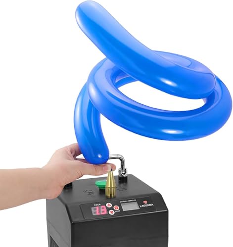 Elektryczna pompka balonowa, przenośna pompka 120 W, z funkcją pamięci i czasu, profesjonalna automatyczna dmuchawa do dekoracji imprezowych