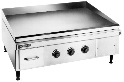 Grindmaster-Cecilware EL1836-240V-1PH Steel and Stainless Steel Heavy Duty Electric Griddles