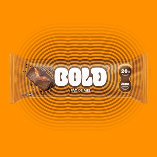 BOLD Snacks Bold Bar Display (12 Unid De 60G) Pão De Mel