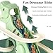 Dinosaur Climbing Stair Slides Toy with Music and Light, Roller Coaster Toys for Toddlers Children, Electric Dinosaur Stair Climber Toys, Electric Race Track Game Fun Track Slide
