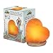 Himalayan Glow Multi-color USB Salt lamp, ETL Certified Himalayan salt lamp with wooden Base by WBM