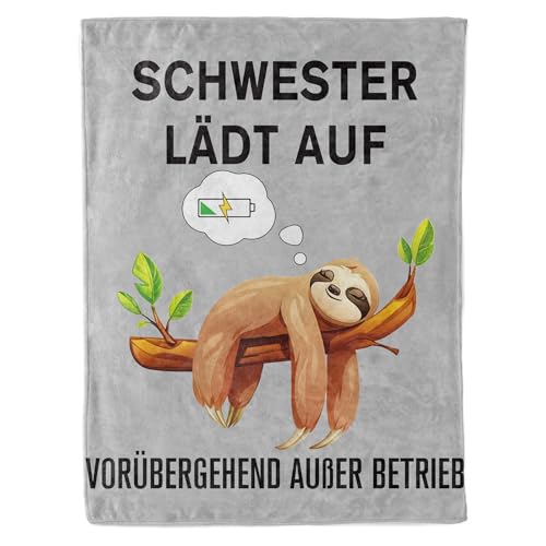 CadeauJoie Schwester Geschenk, Flauschige Decke Geschenke für Schwester, Beste Geburtstagsgeschenk Geschenk für Schwestern, Geburtstag, Weihnachte für 16,14 EUR (-15%) statt 18,99 EUR bei Amazon Bild: CadeauJoie Schwester Geschenk, Flauschige Decke Geschenke für Schwester, Beste Geburtstagsgeschenk Geschenk für Schwestern, Geburtstag, Weihnachte für 16,14 EUR (-15%) statt 18,99 EUR bei Amazon