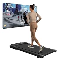 Copant Tapis de Marche, Tapis de Course avec LCD Écarn, 2.5 HP Walking Pad avec APP &Télécommande,Charge Max 159 kg, avec Parcours d'Entraînement et Courses, 1-8km/h pour Domicile ou Bureau