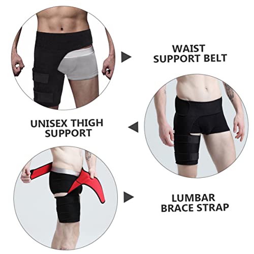 Faja soporte muslo y lumbar para fitness y deporte miniatura 4