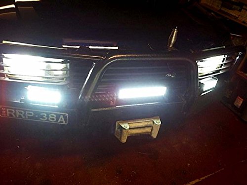 Zone Tech 36W Led Bar Work Light - Premium Quality Pure White Daylight Led Bar Work Light Great For Any Outdoor Activities #TOP3