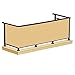 Produktbild SPRINGOS Balkon Sichtschutz UV-Schutz | 90 x 700 cm | Beige | Balkonbespannung | Balkonverkleidung Zaun | Balkonabdeckung für Balkon Terrasse