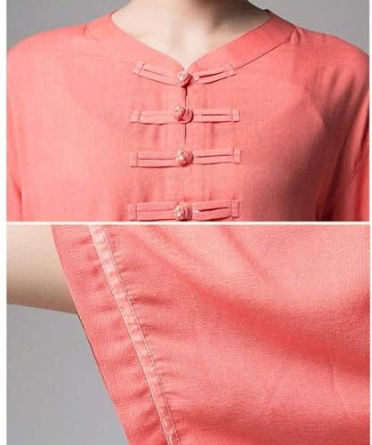 Ensemble d'uniforme de Tai Chi RWRAPS haut de gamme orange - 3