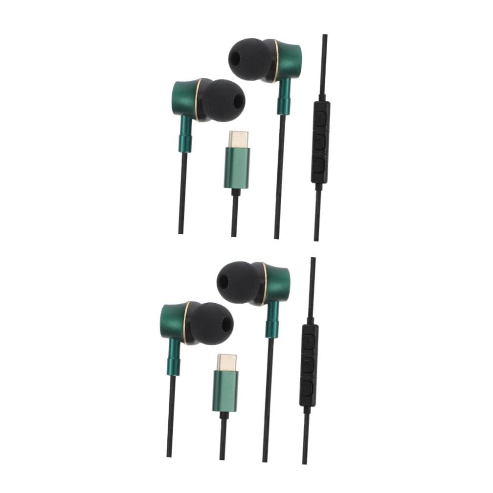 DOITOOL 2 Cuffie Con Cancellazione Del Rumore Jack C Auricolari In-ear Angolati A 45 Gradi Per Un Suono A 360°