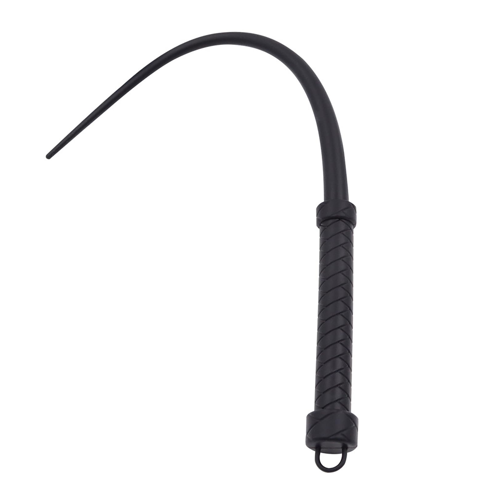 Frustino Sadomaso in Silicone, Frusta Sesso Morbido per SM Giochi Sessuali Adulti Bondage Flogger Massaggio Sculacciata per Coppie Cosplay Giocattoli Sessuali (Black)