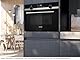 Siemens CM585AGS1 iQ500, Einbau-Mikrowelle mit Heißluft, 60 x 45 cm, 900 W, 44 L Garraum aus Edelstahl, touchControl Bedienung, Hydrolytische Reinigungshilfe, cookControl 15 Automatikrogramme, Schwarz
