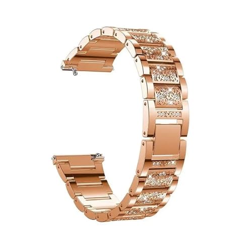 [SRMVRNKNNK] 22mm �E�H�b�`�o���h Fit For Xiaomi Watch 2Pro S4 S3 S2 S1 Pro �A�N�e�B�u�u���X���b�g�X�g���b�v(Rose Gold,S1 Active)