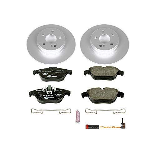 Image of Power Stop ESK6715 Rear Euro-Stop Brake Kit Mercedes and 1 Rear Sensor Wire For Mercedes-Benz GLK250 2013-2015, Mercedes-Benz GLK350 2010-2015 [Model Specific]