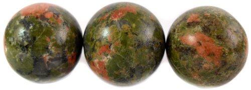 Set of Three Mystic Scrying Spheres: by Gypsy Palace (Unakite)