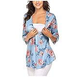 🌹Stillshirt Umstandstop T-Shirt Überlagertes Design Umstandsshirt Schwangerschaft Kleidung Mutterschafts Kurzarm Shirt Stillshirt Umstandstop T-Shirt Umstandsmode Umstandsshirt Schwangerschaft Kleidung Mutterschafts Kurzarm Shirt Still Shirt für Damen Mutter Langarm Stilltop Verdoppelt Geschichteten Mutterschaft Top Stillen Streifen T-Shirt Stilloberteile Damen Stillshirt Stilloberteil Umstandsmode Casual Umstandsoberteil Sommer Stillnachthemd und 3/4 Ärmel Große für Frau