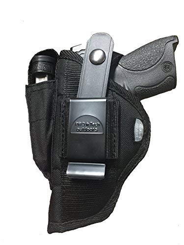 Belt or Clip on Side Holster w/Magazine Pouch for Smith & Wesson M&p Sigma 9VE, 40VE, Beretta Storm Px4 and All Full Size 9mm 40 45 Pistols