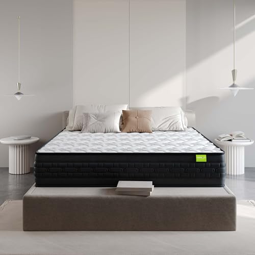 Wakeup India | Riserox Mattress | Luxe Comfort Pocket Spring | 10 Years Warranty | King Size 78x72x10 Inch Mattress | Medium Firm