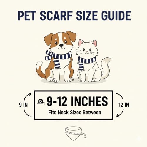 Bandana de punto festiva para mascotas ideal como disfraz de vacaciones 8