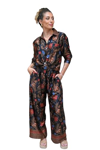 Aphea Fashion Floral Satin Pajama Set for Women...
