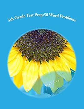 Paperback 5th Grade Test Prep: 50 Word Problems: volume 1 Book
