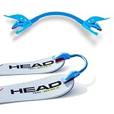 Launch Pad Wedgease Ski Tip Connector - Teaches Speed Control, Making a Wedge, Basic Turning -  Portable and Durable - Perfect for Beginners (Blue)