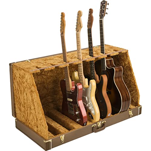 Fender Classic Series Case Stand, 7-Guitar, Brown - image 1