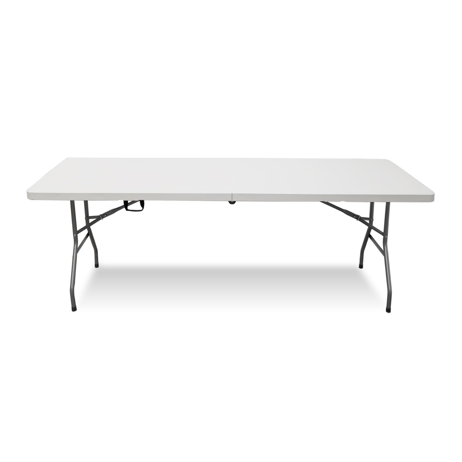 Plainsity 6ft Table, Foldable Table with Foldable, Easy to Carry, for Family Gatherings, Outdoor Gatherings, Indoor