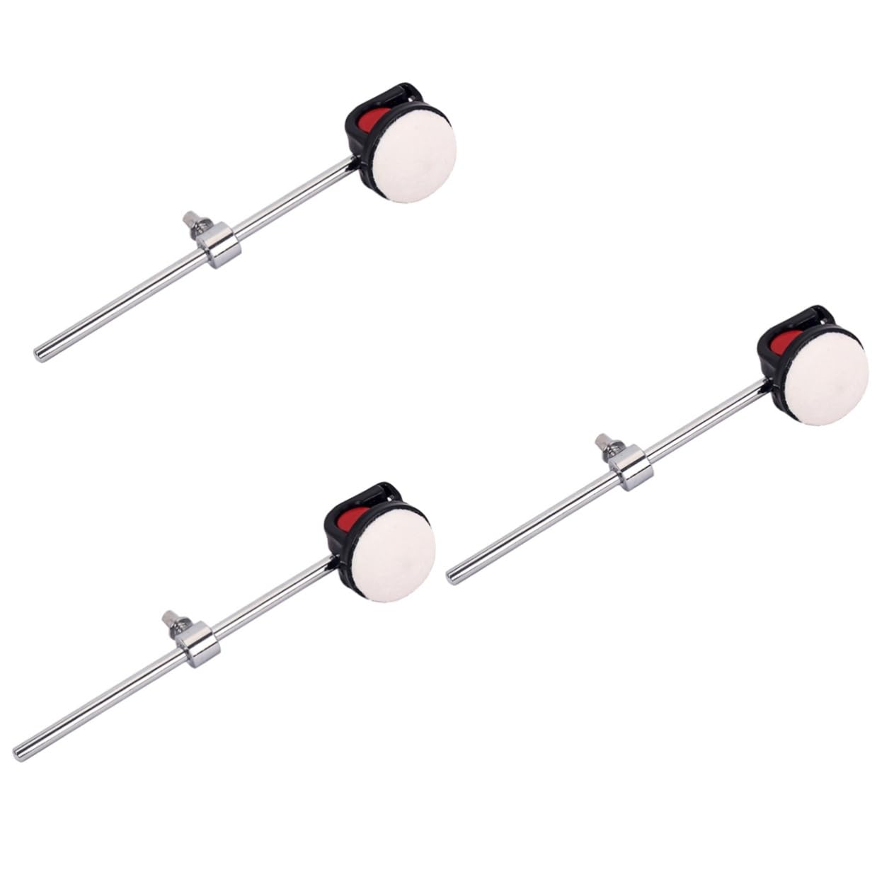 ifundom 3stücke Bass Drum Hammer Beater Mit Silikonkopf Für Schlagzeugpedale Langlebiges Zubehör Für Musiker Passend Für Schlagzeugpedale Für Austausch Alter Oder Defekter Schlägel