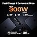 EcoFlow RAPID Pro Power Bank (27650mAh, 300W, 140W Built-in Cable), 4-Port Portable Charger w/ 140W Output, Up to 320W Recharge, For iPhone 16/15, Samsung, MacBook, DJI |Charging Station Not Included