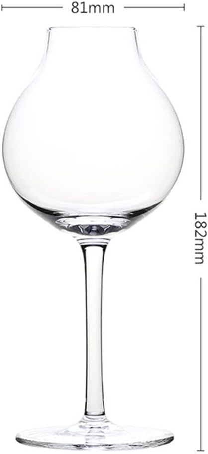 2-pack Bartender Professional Whiskey Crystal Goblet Bud Tasting Glass Bar