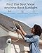 eufy Security eufyCam C37, Security Cameras Wireless Outdoor, 360° Pan & Tilt AI Tracking, 2K Solar Camera, Human/Pet/Vehicle Detection, Flexible Solar Panel, Color Night Vision, No Monthly Fee