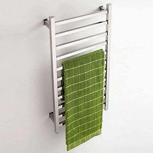Towel Warmers Heated Towel Rail Square Bars, 130W Stainless Steel Towel Racks for Bathroom,1200 * 560 * 110mm