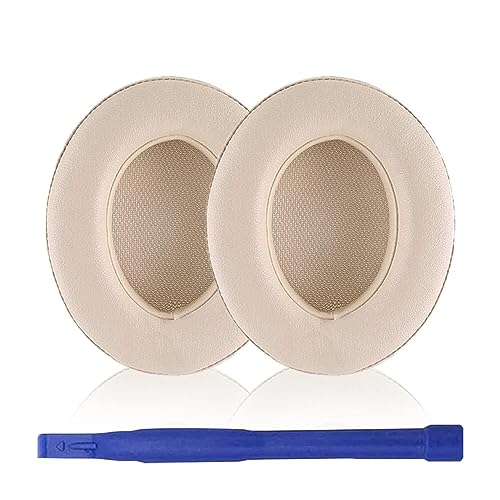 Aiivioll Coussinets de rechange compatibles avec Beats Studio 2.0 et 3.0 filaire/sans fil B0500/B0501, casque supra-auriculaire, cuir protéiné souple, mousse...