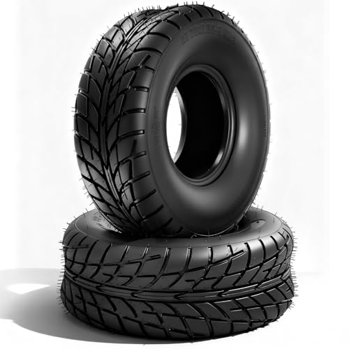 TRIBLE SIX 20x7-8 ATV/UTV Tires 20x7x8 All-Terrain Mud & Trail Tires 6PR Tubeless Puncture Resistant Directional Tread Set of 2
