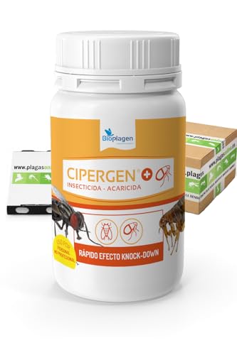 CIPERMETRINA 9,3% Insecticida-Acaricida Concentrado | Mosquitos, Moscas, Pulgas, Cucarachas, Ácaros, Garrapatas | 250ml, Dosis: 10ml/L | CYP 10 PLUS - Pulverización, Nebulización o Termonebulización