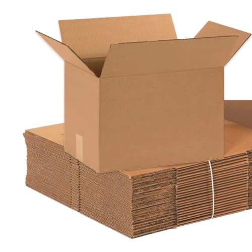 Image of BOX USA Shipping Boxes Medium 15 inchL x 10 inchW x 10 inchH 25-Pack - Corrugated Cardboard Box for Moving, Mailing, Packing, Packaging and Storage